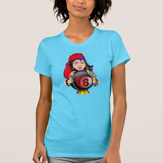 Crystal Eight Ball w/Gypsy T-shirt (Voorkant)