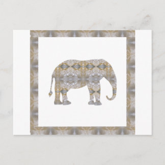 CRYSTAL Elephant DIY Sjabloon NVN447 GROTE kindere Briefkaart