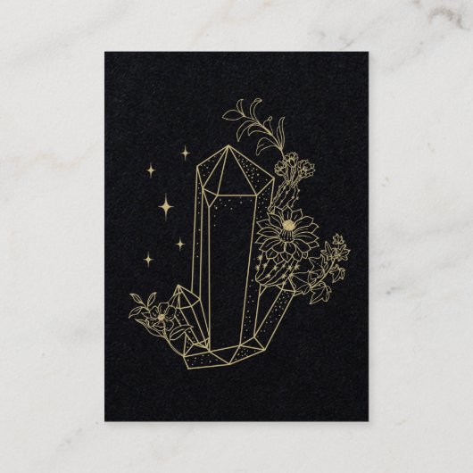 Crystal en Gem Visitekaartje (Achterkant)