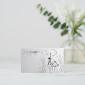 Crystal Energy Healer Chakra Spirituele meditatie Visitekaartje (Staand voorkant)