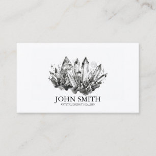 Crystal Energy Healer Chakra Spirituele meditatie Visitekaartje