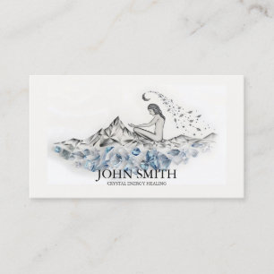Crystal Energy Healer Chakra Spirituele meditatie Visitekaartje