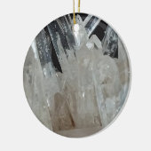 Crystal Energy Quartz-cluster Keramisch Ornament (Links)