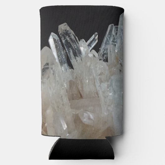 Crystal Energy Quartz-cluster Seltzer Blikjeskoeler (Achterkant)