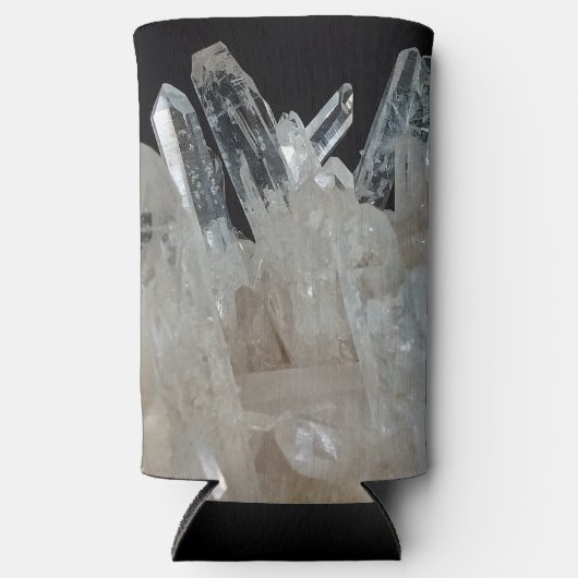 Crystal Energy Quartz-cluster Seltzer Blikjeskoeler (Voorkant)