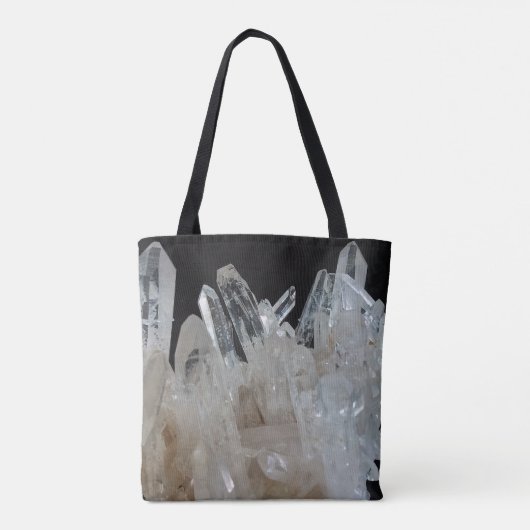 Crystal Energy Quartz-cluster Tote Bag (Achterkant)