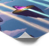 Crystal Falls of Light in Floating Dream Isles Poster (Hoek)