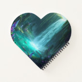 Crystal Falls of the Hidden Realm Notitieboek (Achterkant)