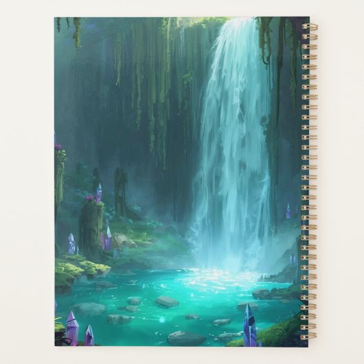 Crystal Falls of the Hidden Realm Planner (Achterkant)