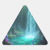 Crystal Falls of the Hidden Realm Sticker (Voorkant)