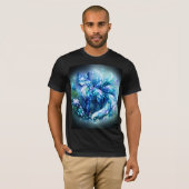 Crystal Fantasy Fox Art | Heren T-shirt (Voorkant volledig)