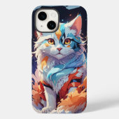 Crystal Fantasy Kat Kunstwerk Case-Mate iPhone Case (Achterkant)