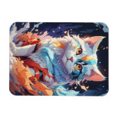 Crystal Fantasy Kat Kunstwerk Magneet (Horizontaal)