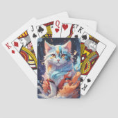 Crystal Fantasy Kat Kunstwerk Pokerkaarten (Achterkant)