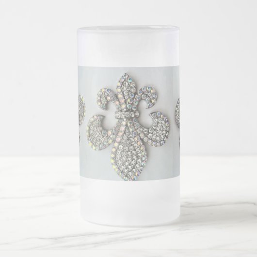CRYSTAL FLEUR DE LIS EN BLANC MOK (Center)