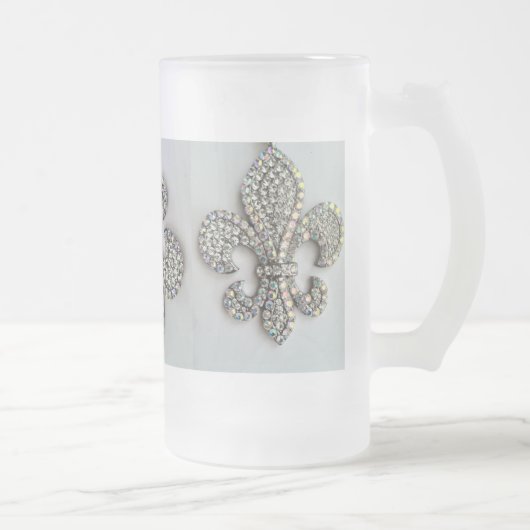 CRYSTAL FLEUR DE LIS EN BLANC MOK (Rechts)