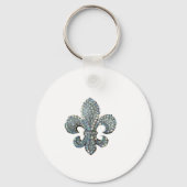 CRYSTAL FLEUR DE LIS SLEUTELHANGER (Voorkant)