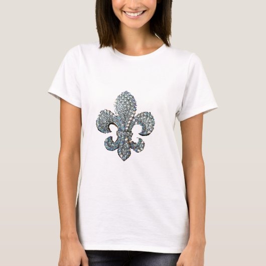 CRYSTAL FLEUR DE LIS T-SHIRT (Voorkant)