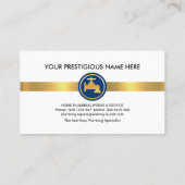 Crystal Flood Waters Loodgieterij Iconen Visitekaartje (Achterkant)