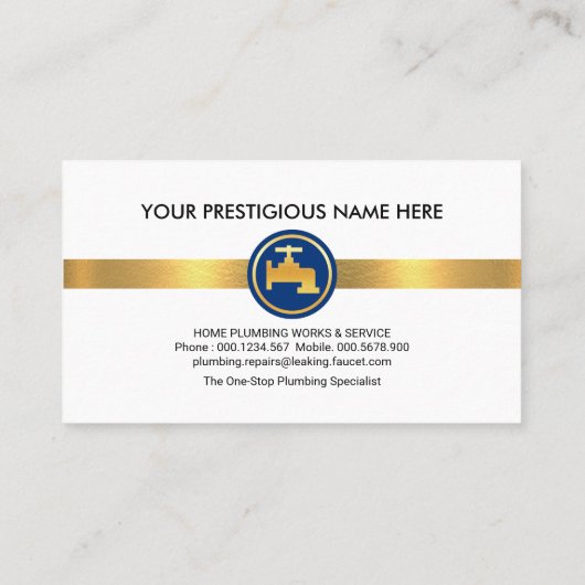 Crystal Flood Waters Loodgieterij Iconen Visitekaartje (Achterkant)