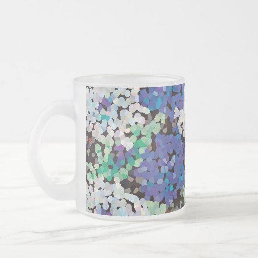 Crystal Floral Blooms Matglas Koffiemok (Links)