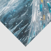 Crystal Frost Fairy Gothic Winter Decoupage Papier (Detail)