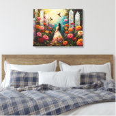 Crystal Garden Canvas Afdruk (Insitu (Slaapkamer))