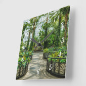 Crystal Gardens Leap Fontein Wandklok (Hoek)