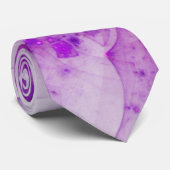 Crystal Gazing Geometrisch Abstract Stropdas (Opgerold)