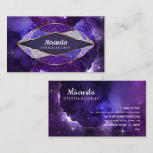 Crystal Gem Stone Star Galaxy Visitekaartje (Voorkant / Achterkant)