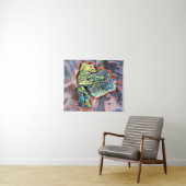 Crystal Gemstone Rocks Colorful Abstracte kunst Wandkleed (In Situ (horizontaal))