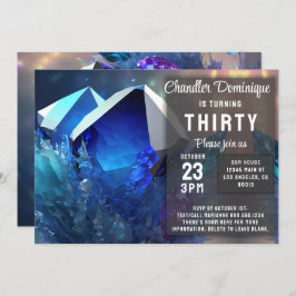 Crystal Gemstone September Virgo Sapphire Verjaard Kaart