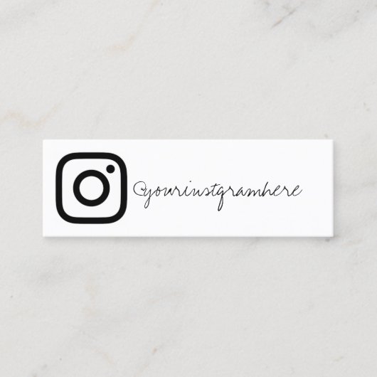 crystal geode social media modern visitekaartje (Voorkant)