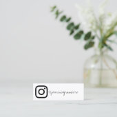 crystal geode social media modern visitekaartje (Staand voorkant)