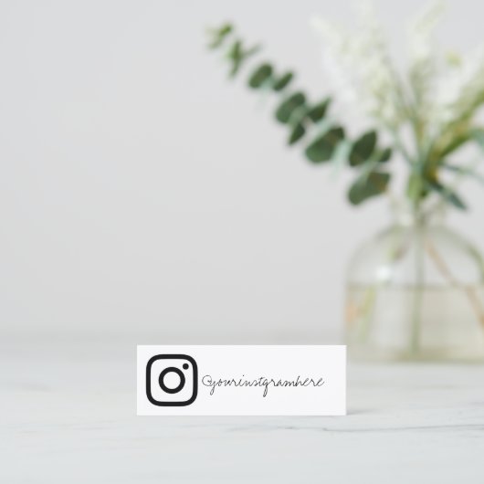 crystal geode social media modern visitekaartje (Staand voorkant)