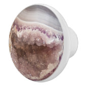 Crystal Geode Sphere Amethyst Healing Crystals Keramische Knop (Rechts)