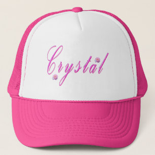 Crystal Girls Name Logo, Trucker Pet