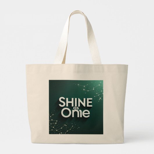 Crystal Glow Grote Tote Bag (Achterkant)