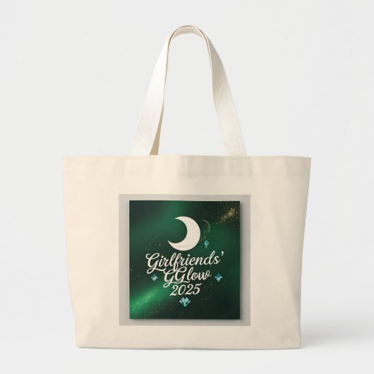 Crystal Glow Grote Tote Bag (Voorkant)