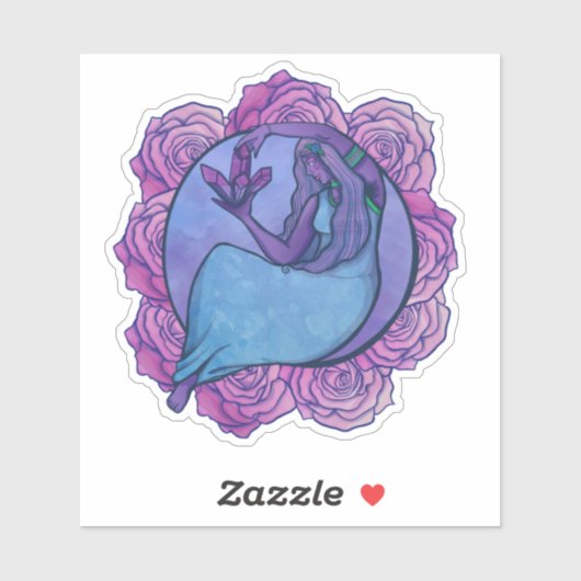 Crystal Goddess Sticker (Vel)