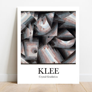 Crystal gradation by Paul Klee Poster