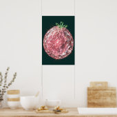 Crystal Grapefruit Poster — Crystal Harvest (Keuken)