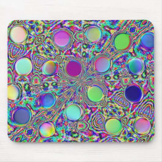 Crystal Groovy Polka Dots Muismat (Voorkant)