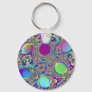 Crystal Groovy Polka Dots Sleutelhanger