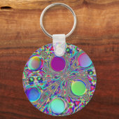 Crystal Groovy Polka Dots Sleutelhanger (Voorkant)