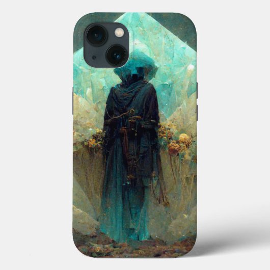 Crystal Guardian Alien Sci-Fi Fantasy Case-Mate iPhone Case (Achterkant)