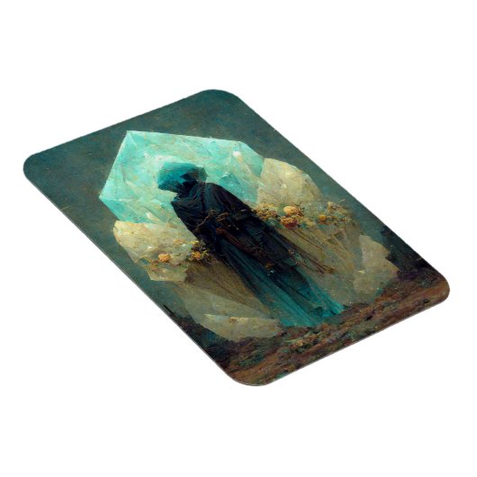 Crystal Guardian Alien Sci-Fi Fantasy Magneet (Rechterzijde)