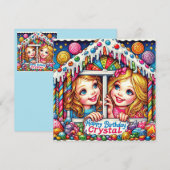 CRYSTAL~ Happy Birthday ~ Snoep Store ~ (Voorkant / Achterkant)