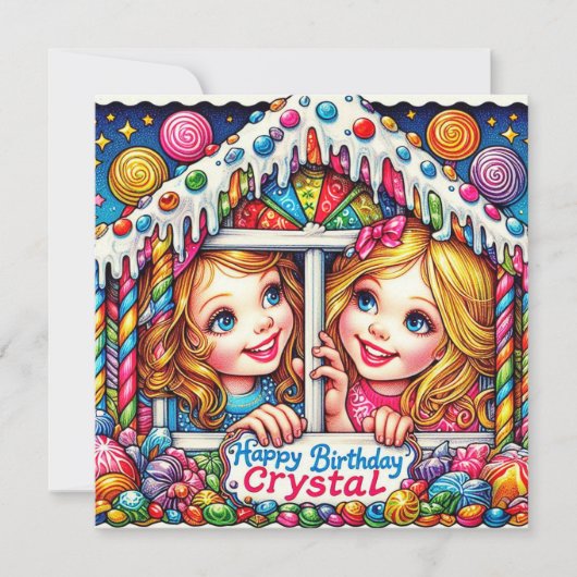 CRYSTAL~ Happy Birthday ~ Snoep Store ~ (Voorkant)