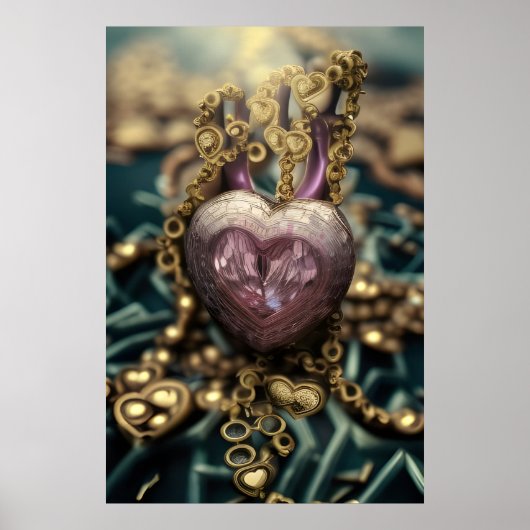 Crystal Heart Amulet Poster (Voorkant)